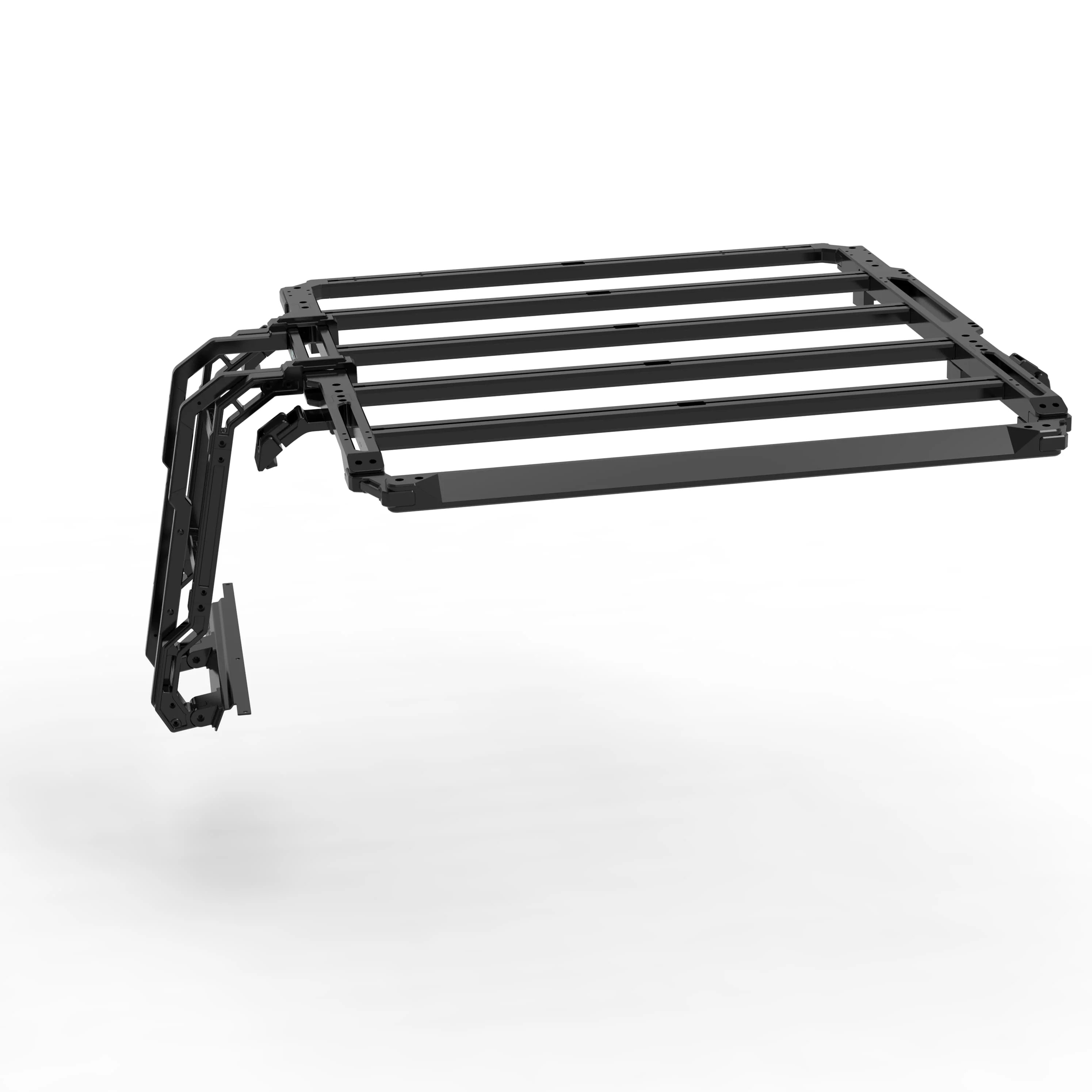 Anti-Warp Reinforced Mounting Plate Side Ladder for the Roof Luggage Rack for  Bronco